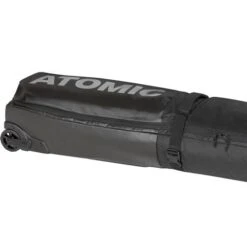 Atomic RS Double Ski Wheelie Travel Bag -Ski Equipment Sale ATO AL5047620 double ski bag black 2