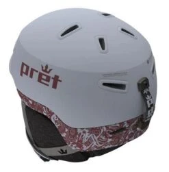 Pret Sol X Helmet - Women's -Ski Equipment Sale PRE SOLX maroon paisley 3