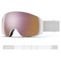 Smith 4D Mag Goggle -Ski Equipment Sale fw21 smith 4dmag whiterose goggle