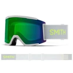 Smith Squad XL Goggle -Ski Equipment Sale fw21 smith squadxl sportwhite cpgreen goggle