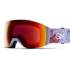 Smith I/O MAG XL Goggle -Ski Equipment Sale fw22 snow io mag xl lilac tropics chromapop sun red mirror m00713044996k