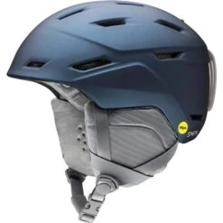 Smith Mirage MIPS Helmet - Women's -Ski Equipment Sale fw22 snow mirage mips matte metallic french navy e006990945559