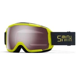 Smith Grom Goggle - Youth -Ski Equipment Sale fw22 snowgrom neon yellow digital ignitor mirror m00666078994u