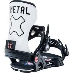 Bent Metal Axtion Bindings - Men's -Ski Equipment Sale fw23 2022 2023 bent metal axtion snowboard binding black white 02