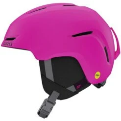Giro Spur MIPS Helmet - Youth -Ski Equipment Sale fw23 giro youthspurmipshelmet mattebrightpink 3