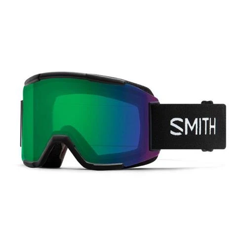 Smith Squad Goggle Smith Squad Goggle -Ski Equipment Sale squad blk frm everyday green mirror M006680CI99XP
