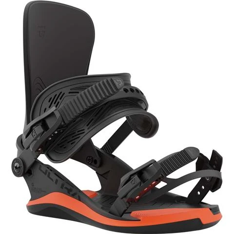 Union Ultra Snowboard Bindings - Men's Union Ultra Snowboard Bindings - Men's -Ski Equipment Sale un 22 ultra men black orange front 2223